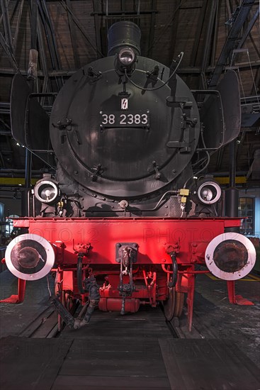 Steam Locomotive 38 2383 in the Ringlokschuppen