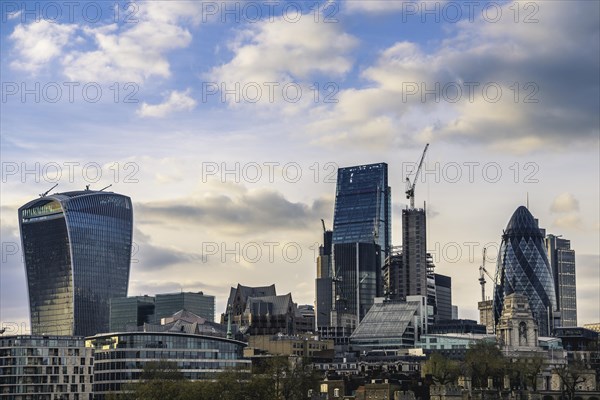 Skyline of the City of London