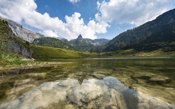 Schottmalhorn reflected in the Funtensee