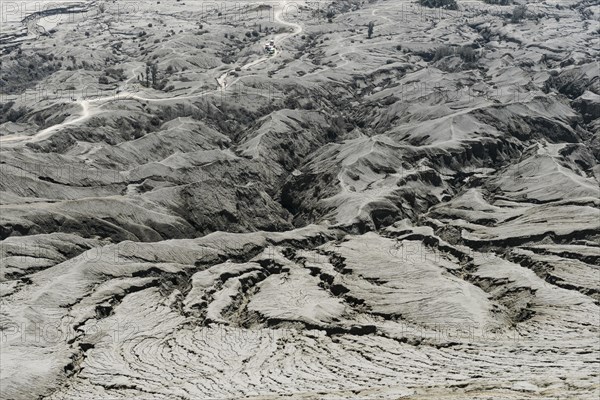 Hostile volcanic landscape