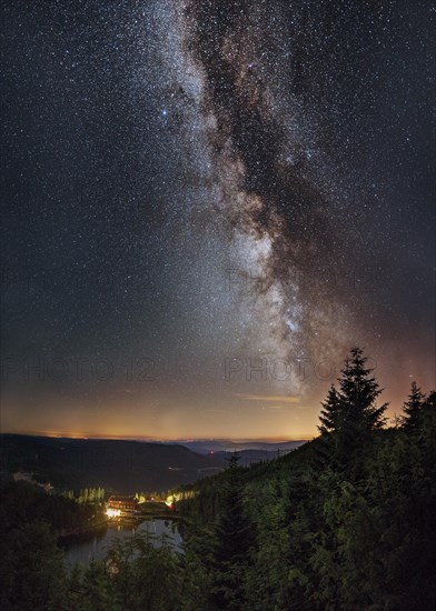 Milky Way over Mummelsee