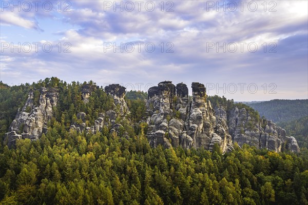 Schrammsteine around the Bastei