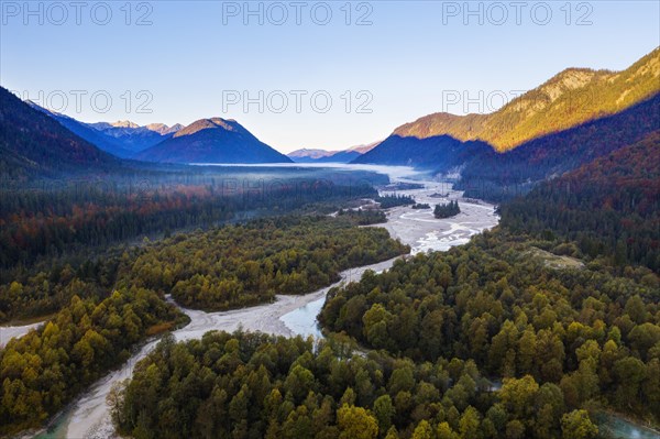 Isar at sunrise