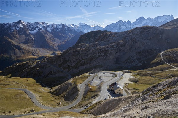 Pass road Col du Galibier