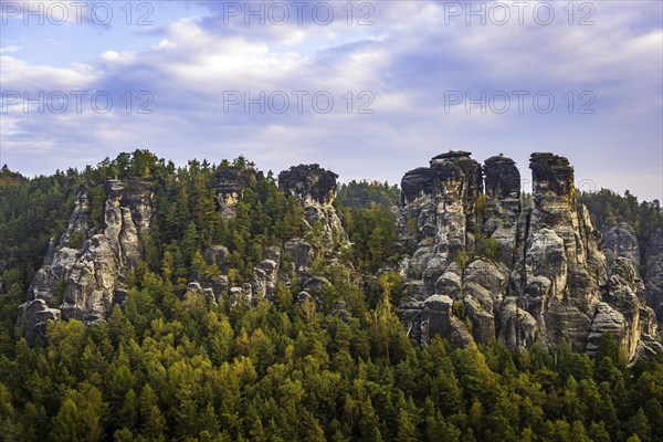 Schrammsteine around the Bastei