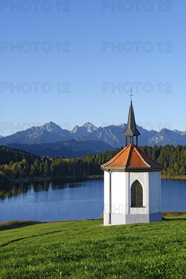 Chapel on the Hegratsrieder Lake
