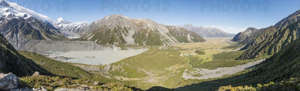 View of Glacier Lake Mueller Lake