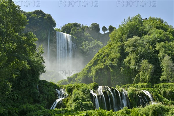 Man-made waterfall