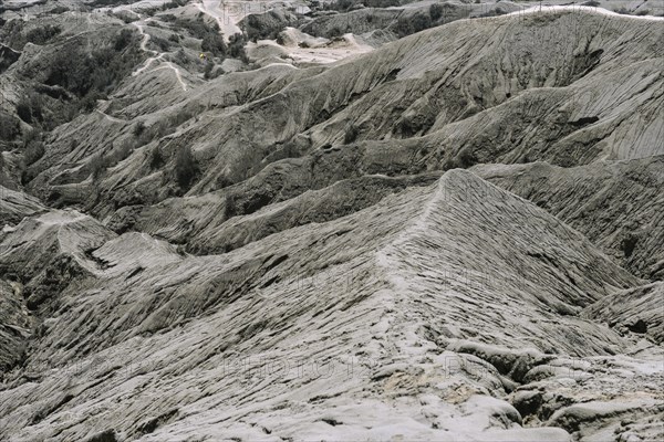 Hostile volcanic landscape