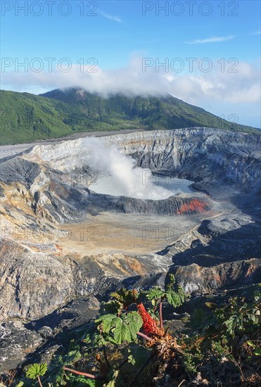 Caldera with crater lake