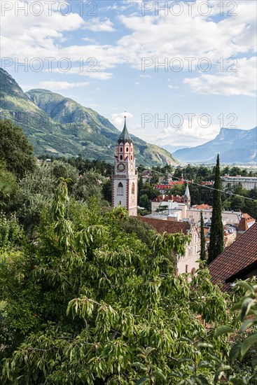 View over gardens