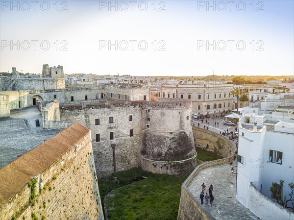 Otranto with historic Aragonese castle in the city center