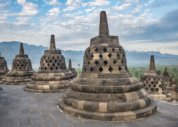 Temple complex Borobudur