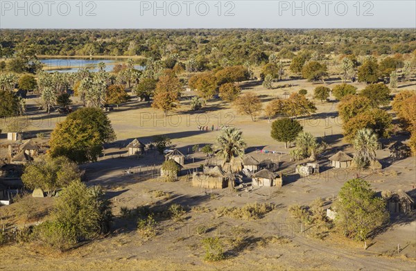 Native village just outside of the protected area