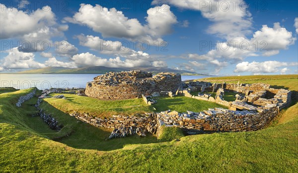 Iron age fortified village ruins