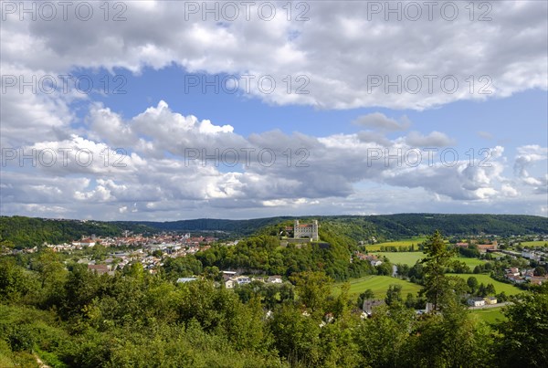 View of Eichstatt with Castle Willibaldsburg