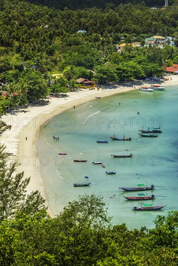 Idyllic sandy beach with turquoise water