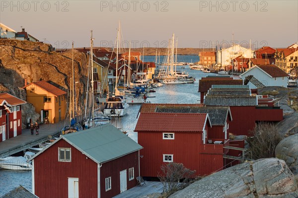 Port in the evening light