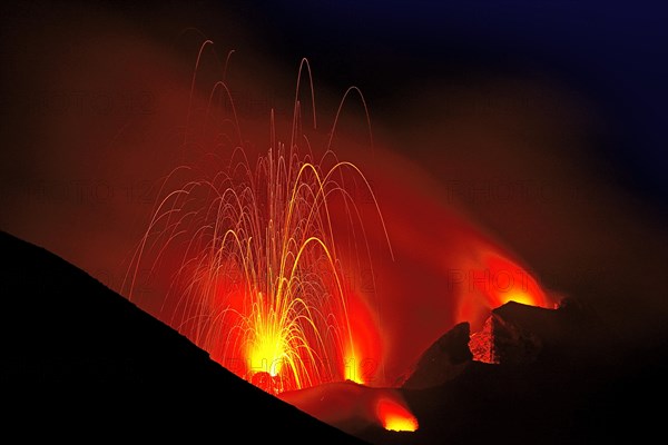 Volcanic eruption