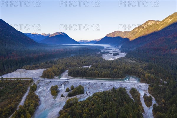 Isar at sunrise