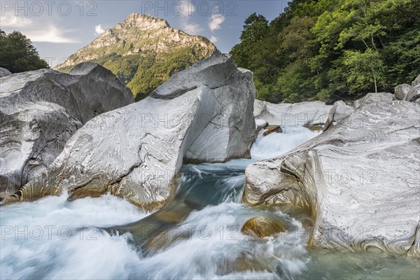 The Verzasca mountain river