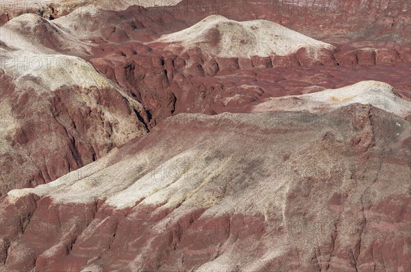 Red Mineral-rich rock at the Rio Tinto mines