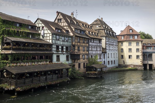 Half-timbered houses in historic old town