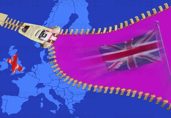 British flag leaves Europe