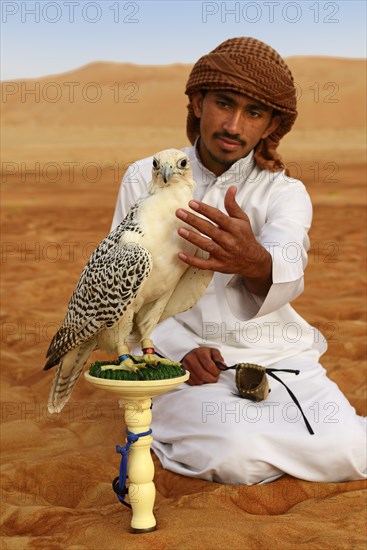 Falconer with Falcon