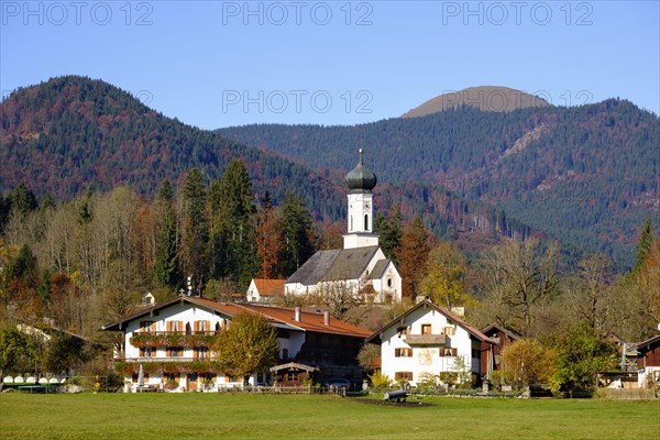 Village Jachenau with Jochberg