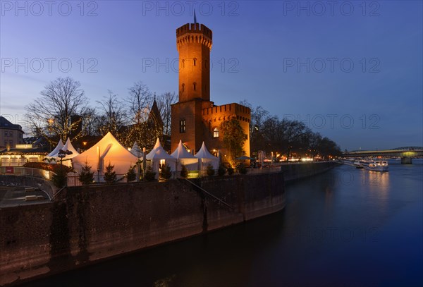 Christmas market with Malakoff Tower