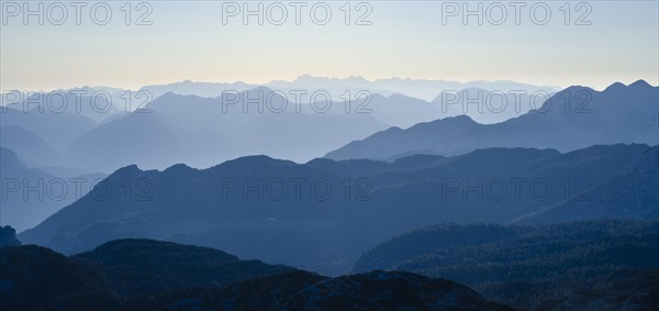 Alps in the Haze Hagengebirge