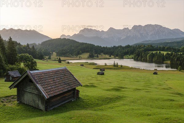 Lake Geroldsee at sunrise