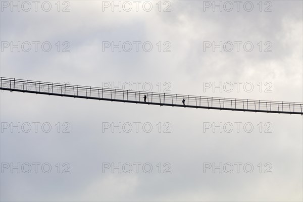 The suspension bridge Highline 179 near Reutte