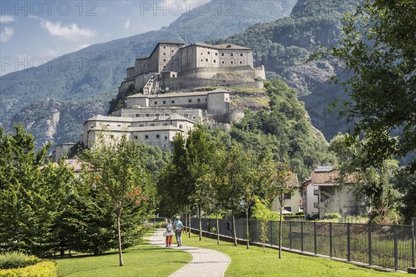 Fortress Bard in the Aosta Valley