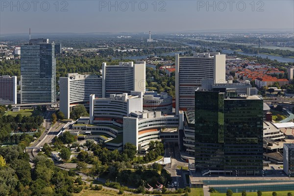 View from the Danube Tower to Donaucity