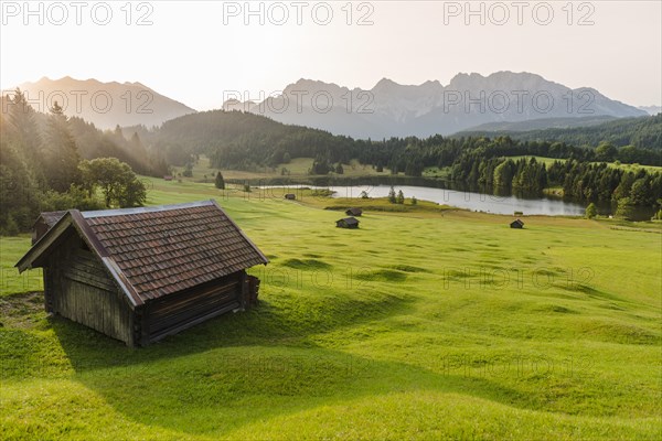 Lake Geroldsee at sunrise