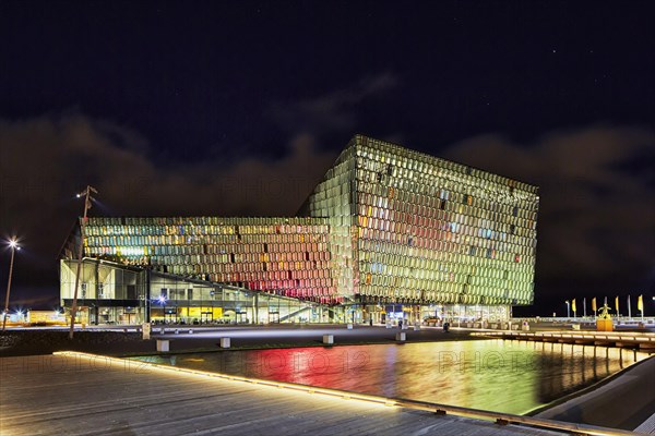 Concert Hall Harpa at night