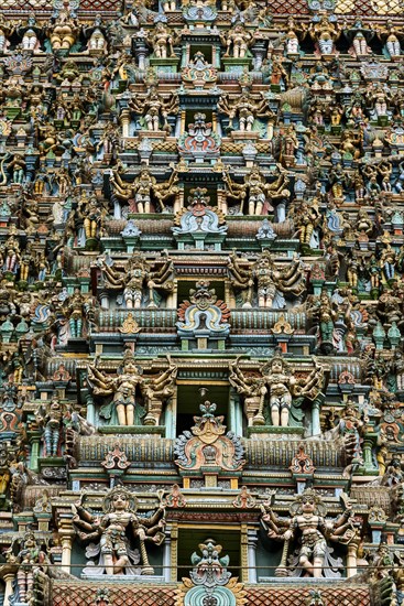 Close-up of deities