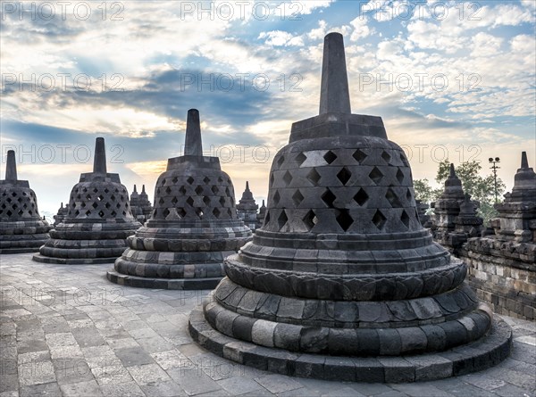 Temple complex Borobudur