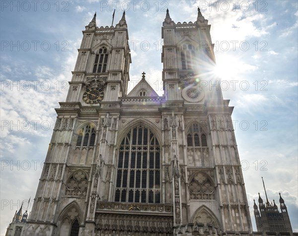 Double towers of Westminster Abbey