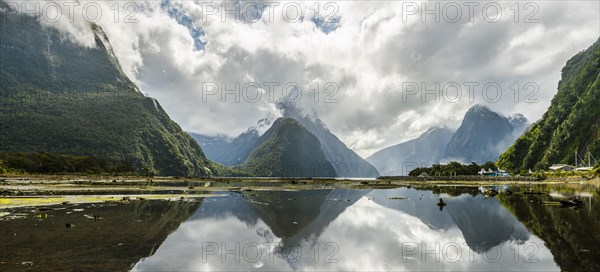 Miter Peak reflected in the water