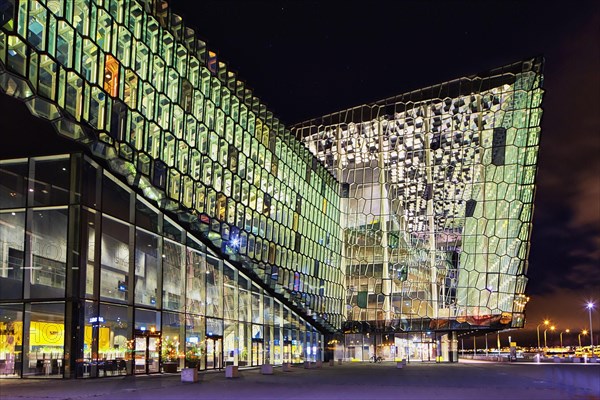 Concert Hall Harpa at night