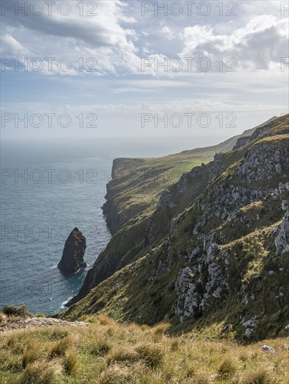 Cliffs and barren landscape