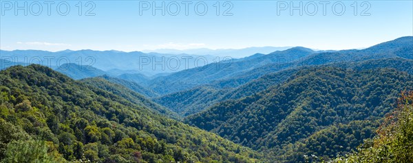 Blue Ridge Parkway in the Great Smoky Mountains National Park