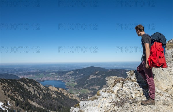 Hiker on ridge