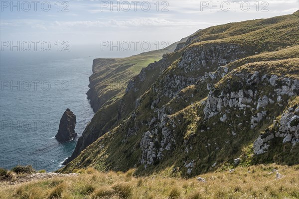 Cliffs and barren landscape