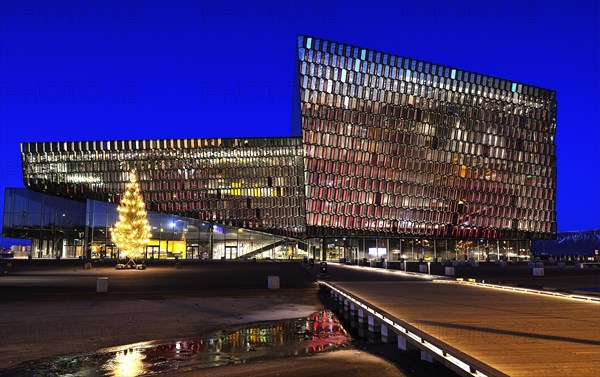 Concert Hall Harpa at night