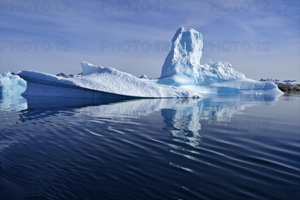 Iceberg drifting in Sermilik Fjord