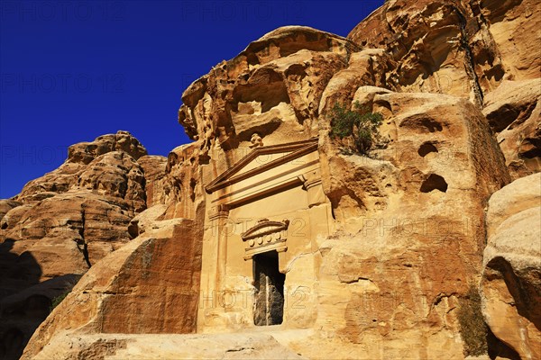 Old rock-church in Little Petra